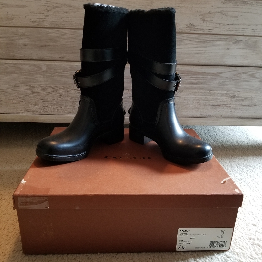 Coach Rain Boots - Picture 2 of 7